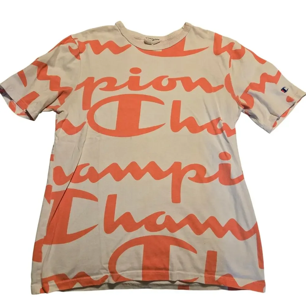 Champion Heritage All-Over-Print T-Shirt men's medium - Picture 1 of 8
